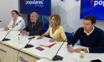 Isabel Arnas, José Manuel Aranda, Mar Vaquero e Ignacio Herrero, en rueda de prensa
