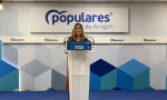 Ana Alós en la sede del PP argonés