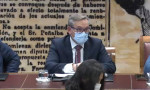 Joaquín Juste durante su intervención en la Comisión de Despoblación y Reto Demográfico en el Senado