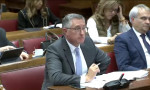 Manuel Blasco, durante su intervención en el Senado