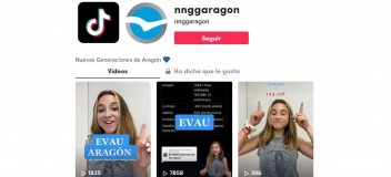 NNGG Aragón ha abierto su canal de TikTok