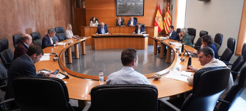 Un momento de la Junta de Portavoces