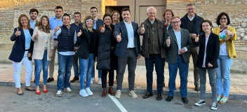 El candidato a la Alcaldía de Calanda ha presentado a su equipo para la próxima legislatura