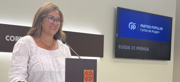 Susana Gaspar, portavoz de Sanidad del PP en las Cortes de Aragón