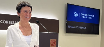 Ana Marín, portavoz adjunta del PP en las Cortes de Aragón