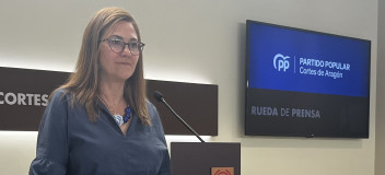 Susana Gaspar, portavoz de Sanidad del PP en las Cortes de Aragón