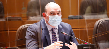 Juan Carlos Gracia Suso, en las Cortes