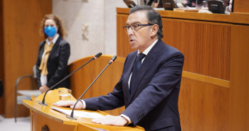 Beamonte, durante el debate del estado de la Comunidad