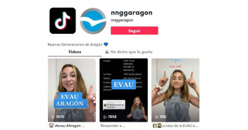 NNGG Aragón ha abierto su canal de TikTok