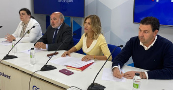 Isabel Arnas, José Manuel Aranda, Mar Vaquero e Ignacio Herrero, en rueda de prensa