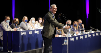 Jorge Azcón fue elegido presidente del PP aragonés en diciembre de 2021