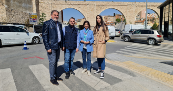 La alcaldesa de Teruel ha presentado este jueves su nueva propuesta: un nuevo aparcamiento 