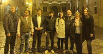 El Partido Popular ha valorado los Presupuestos Generales del Estado para el Bajo Aragón en la plaza de España de Alcañiz