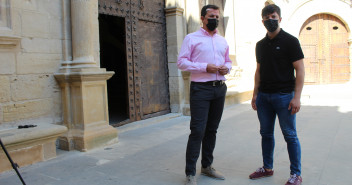 Alberto Herrero y Nacho Carbo han ofrecido este lunes una rueda de prensa en Alcañiz