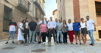 El Partido Popular de Teruel ha visitado este jueves la localidad de Andorra
