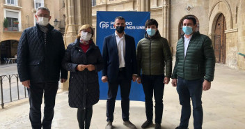 Los representantes nacionales del PP de Teruel han comparecido este miércoles en Alcañiz