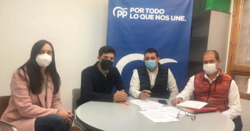 El Partido Popular de Alcañiz ha comparecido este martes en rueda de prensa