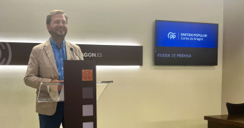 Fernando Ledesma, portavoz del Grupo Parlamentario Popular en las Cortes de Aragón