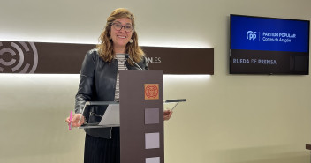 La portavoz de Educación en las Cortes de Aragón, Susana Gaspar