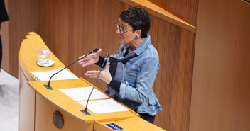 Marín, durante la interpelación