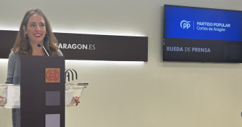María Navarro, portavoz adjunta del PP en las Cortes de Aragón
