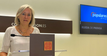 Pilar Cortés en rueda de prensa