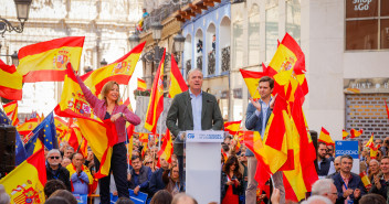 Lectura del manifiesto en Zaragoza