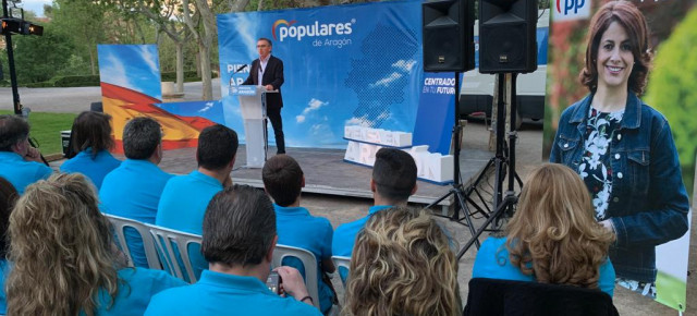 Acto de campaña en Teruel