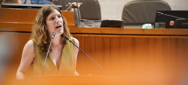 La portavoz de Educación del PP en las Cortes, Silvia Casas