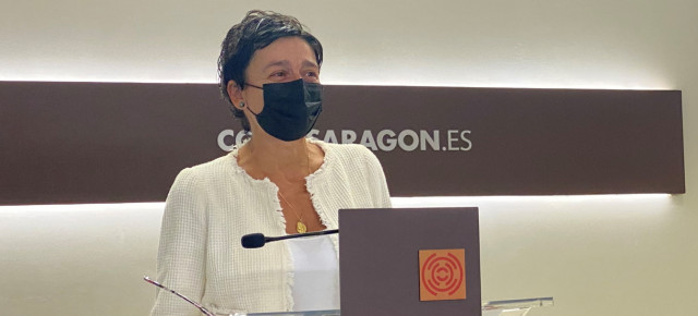 Ana Marín, durante la rueda de prensa