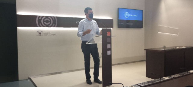 Antonio Romero, durante la rueda de prensa