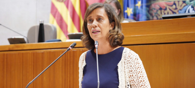 Orós, en un momento de su intervención ante el pleno