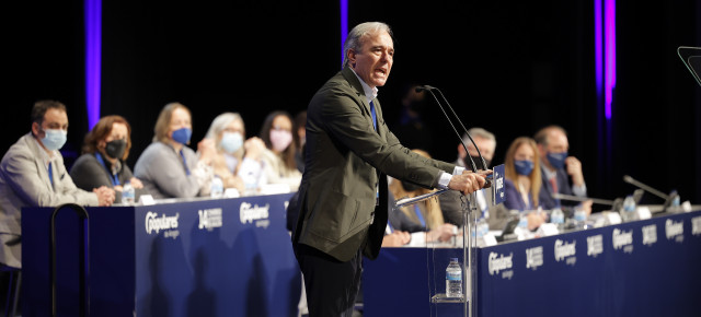 Jorge Azcón fue elegido presidente del PP aragonés en diciembre de 2021