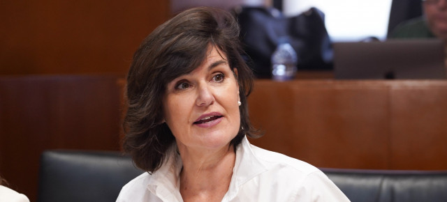 La portavoz adjunta del PP, Elena Allué 