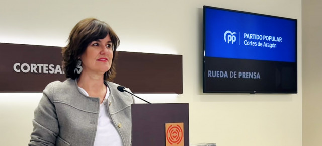 La portavoz de Educación del PP, Elena Allué