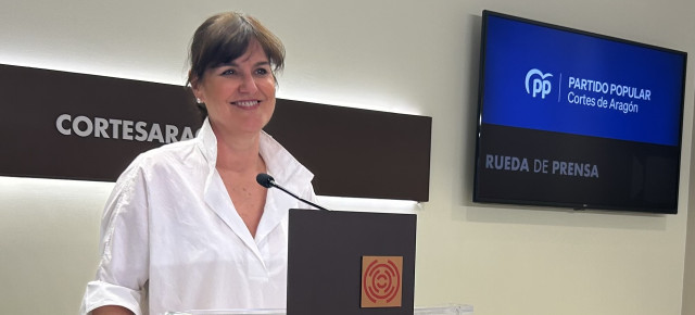 La portavoz adjunta del PP, Elena Allué