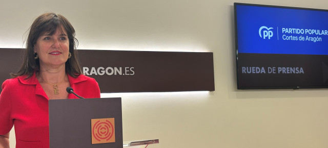 La portavoz de Educación del PP, Elena Allué