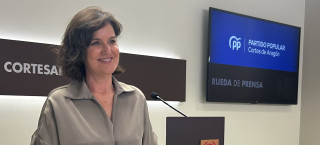 Elena Allué, portavoz adjunta del PP en las Cortes de Aragón