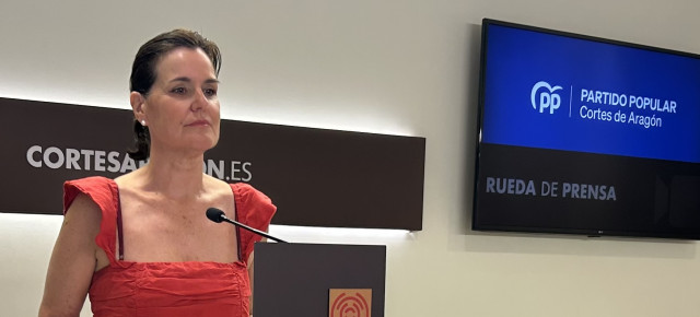 La portavoz de Educación del PP, Elena Allué