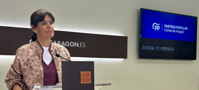 La portavoz adjunta del PP, Elena Allué