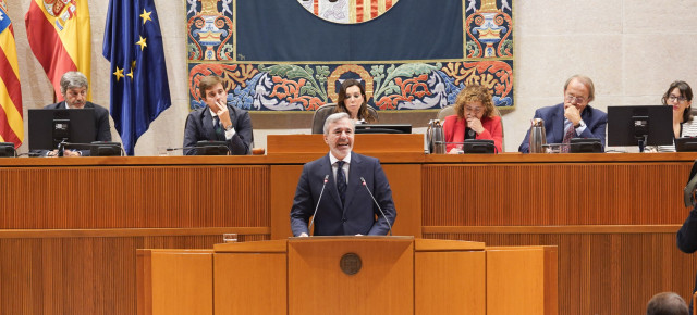 El presidente de Aragón y del Partido Popular aragonés, Jorge Azcón
