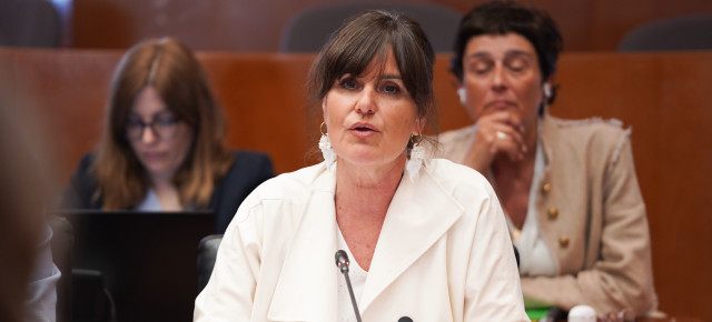 Elena Allué, portavoz de Educación del PP en las Cortes de Aragón