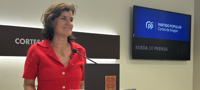 La portavoz adjunta del Grupo Parlamentario Popular, Elena Allué