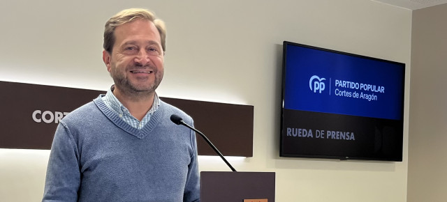 El portavoz del PP en las Cortes de Aragón, Fernando Ledesma