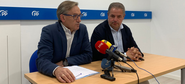 Joaquín Juste y Jesús Fuertes en la rueda de prensa celebrada este martes