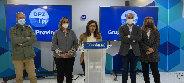 El Grupo Popular ha presentado este jueves sus enmiendas al presupuesto de la Diputación de Zaragoza