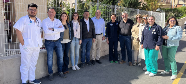 Ana Marín y Miguel Ángel Estevan han valorado la actualidad sanitaria del Bajo Aragón