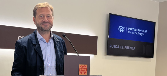 Fernando Ledesma, portavoz del Partido Popular en las Cortes de Aragón