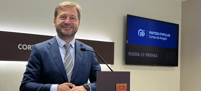 Fernando Ledesma, portavoz del PP en las Cortes de Aragón