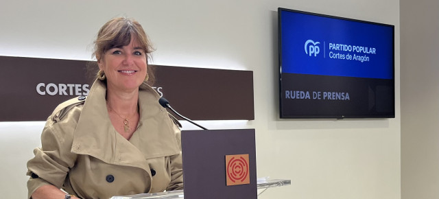 La portavoz de Educación del PP, Elena Allué